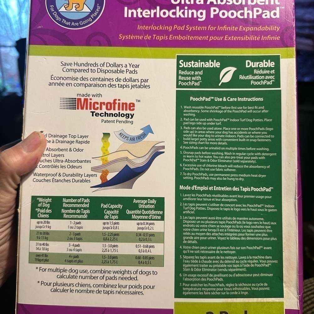 Poochpads interlocking Reusable Housebreaking Pads - Picture 2 of 2